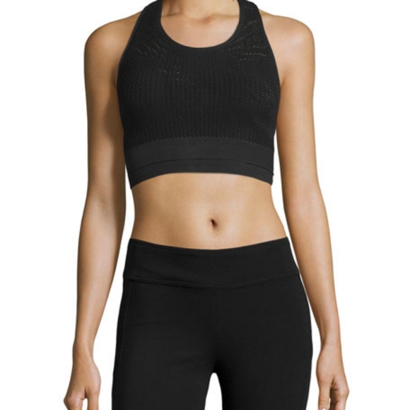 ALO Yoga Other - Alo Yoga Women's Power Bra Black Mesh Crop S NWT